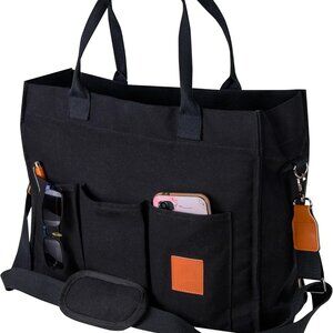 Large Capacity Canvas Tote Bag for Women, Durable Travel and Office Carryall